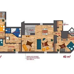 Bohemian Chic 2 Bedroom 2 Bathroom Loft With Hanging Chair Apartment